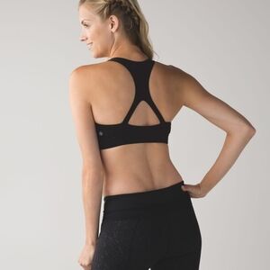Lululemon 50 Rep Bra Black